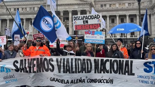 
         Pese a la baja de la conflictividad, siguen varios reclamos sindicales.