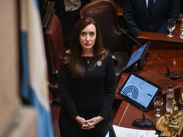 Senado sesion por el fallecimiento de Papa Francisco Bergoglio 
Victoria Villarruel
Foto Federico Lopez Claro - FTP CLARIN DSC_7950.jpg Z RGonzalez gonzalez
