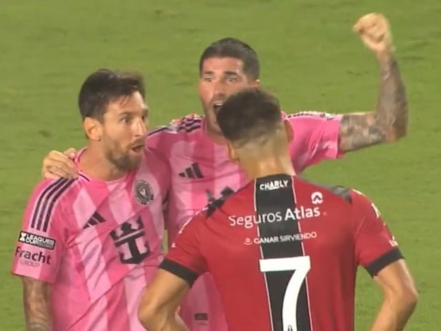 Lionel Messi explotó contra Matías Cóccaro en la agónica victoria de Inter Miami ante Atlas