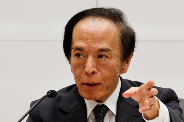 Bank of Japan Governor Kazuo Ueda attends a press conference after a BOJ policy meeting in Tokyo, Japan, December 19, 2024. REUTERS/Kim Kyung-Hoon/ File Photo