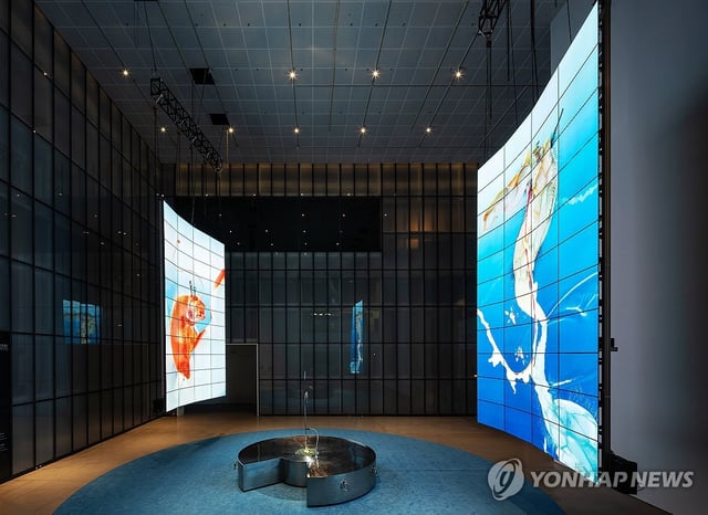 Artist TZUSOO's artworks are on display at the Seoul Box of the National Museum of Modern and Contemporary Art's main branch in central Seoul on July 31, 2025, in this photo provided by the museum. (PHOTO NOT FOR SALE) (Yonhap)  