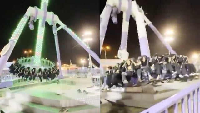The incident happened at Green Mountain Park in the Al Hada area of Taif in Saudi Arabia.