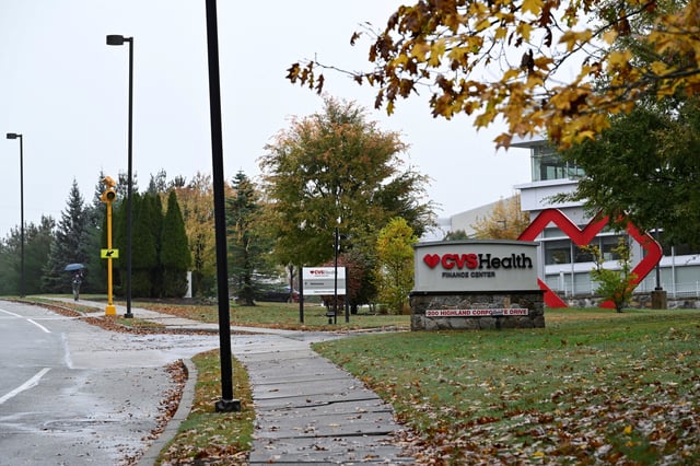 A general view shows the CVS Health Finance Center at CVS headquarters of CVS Health Corp in Woonsocket, Rhode Island, U.S. October 30, 2023. REUTERS/Faith Ninivaggi/File Photo