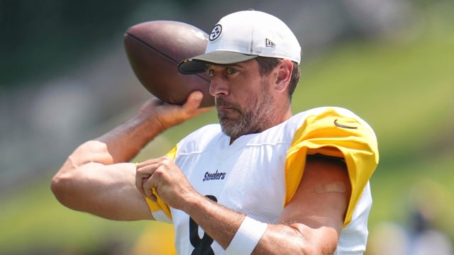 File photo of Pittsburgh Steelers quarterback Aaron Rodgers 