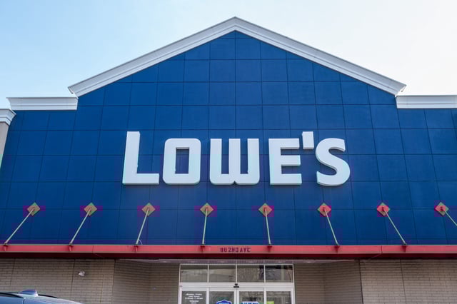 A Lowe&#39;s store in Brooklyn on February 27, 2024 in New York City.