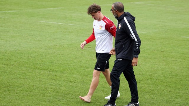 Stiller verletzte sich am Mittwoch beim Training