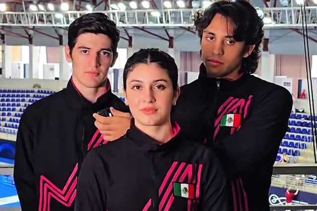 Los esgrimistas Maz Azuela, Vanessa Chávez y Elliot Barreto, difundieron un video en redes sociales donde exigen al Comité Olímpico Mexicano les regresen sus lugares en los Juegos Panamericanos Junior 2025. (Foto: @adnesgrimamexicana)