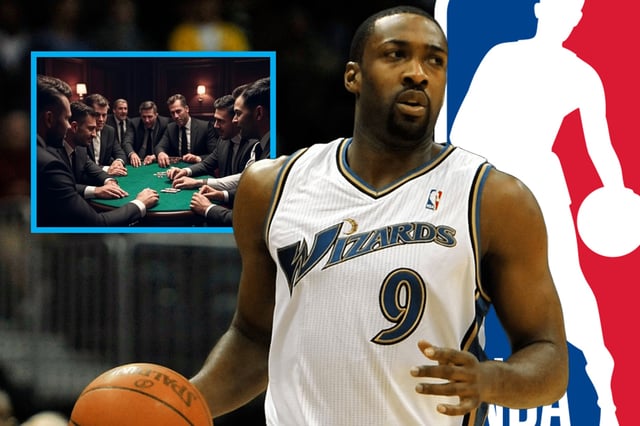 Gilbert Arenas, exjugador de los Wizards de Washington fue arrestado por manejar una casa de apuestas ilegal. (Foto: AP)