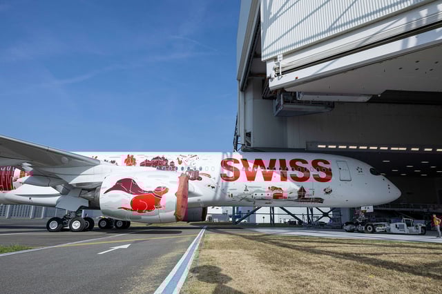 Swiss Airbus A350-900 "SWISS Wanderlust" (Photo: Swiss)
