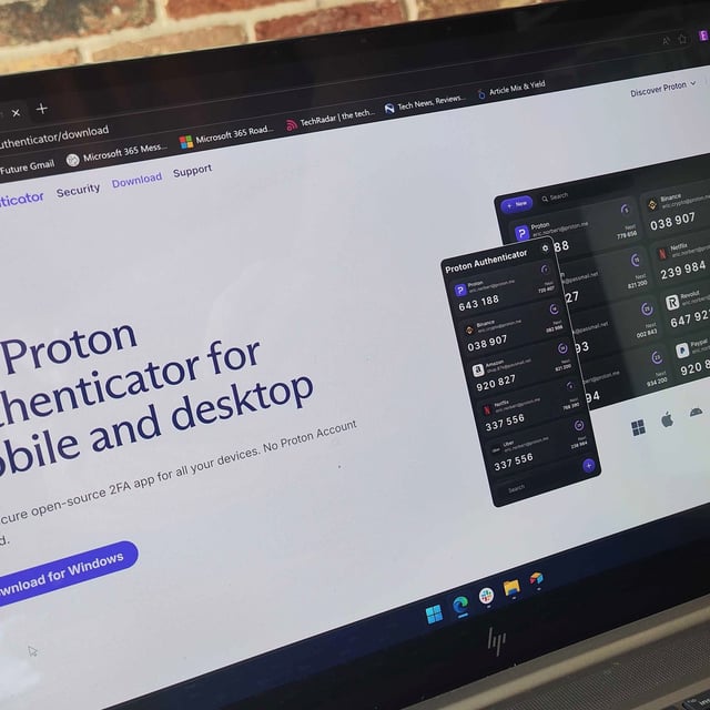 Proton Authenticator download page