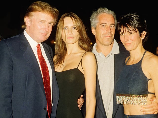 The Trumps with Epstein and Maxwell in 2000