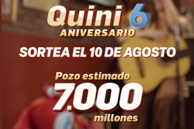 El Sorteo Aniversario del Quini 6 llega de la mano de Soledad Pastorutti