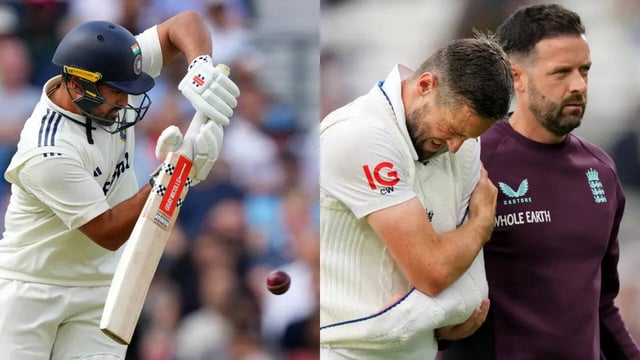 Karun Nair Chris Woakes