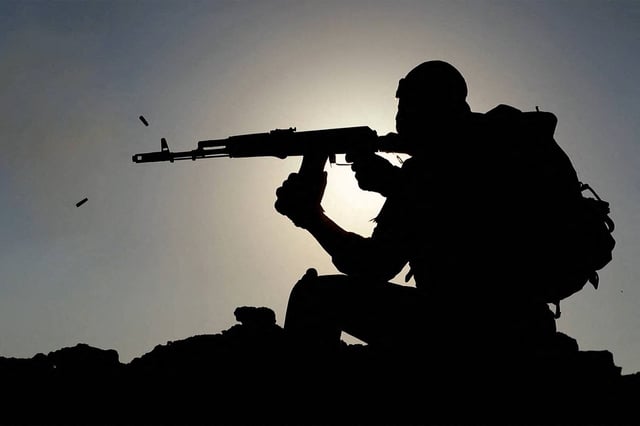 Un gardien de la révolution iranienne, en janvier 2025.