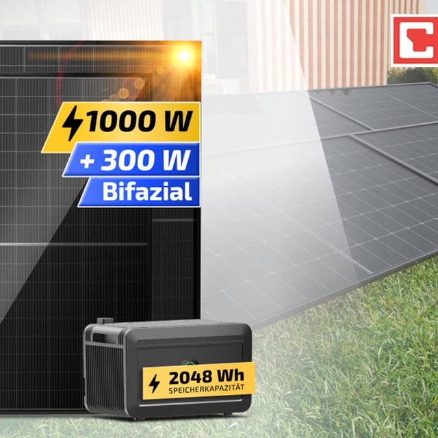 Volle Sonnenkraft voraus: Mit dem onBasic Balkonkraftwerk ganz einfach eigenen Strom erzeugen!
