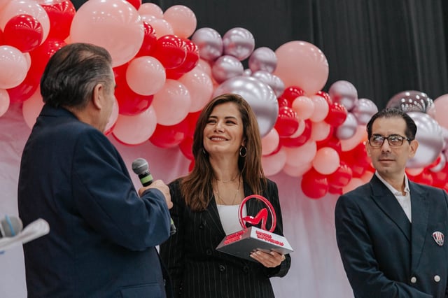 Verónica Delgadillo fue reconocida como pionera y referente de liderazgo femenino. CORTESÍA