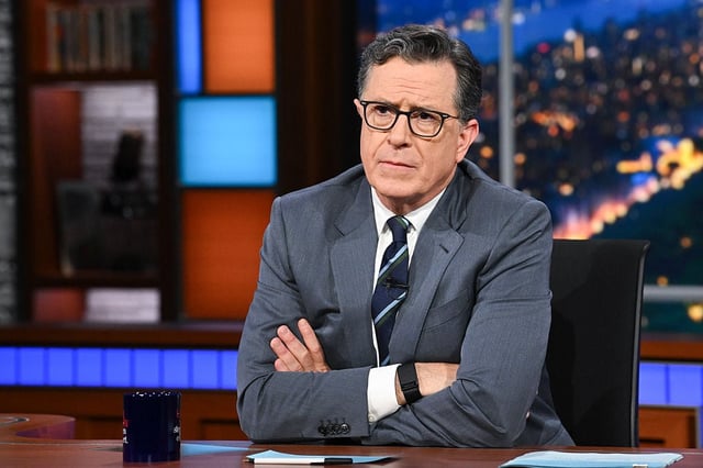 The Late Show with Stephen Colbert during Wednesday&#39;s June 25, 2025 show.