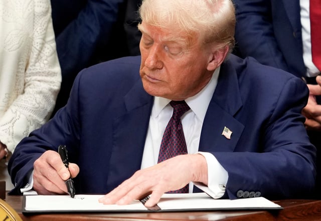 Le président américain Donald Trump.