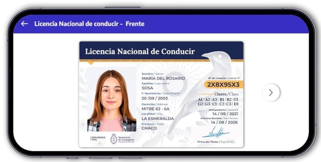 Así luce el nuevo diseño de la licencia nacional de conducir digital