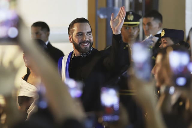 El presidente de El Salvador, Nayib Bukele