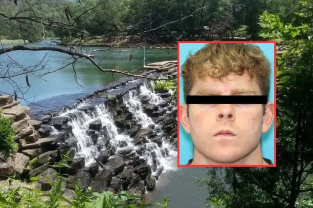 Detenido maestro por el asesinato de la pareja Clinton y Cristen Brink en el parque estatal Devil&#39;s Den en Arkansas. | Crédito: captura en X