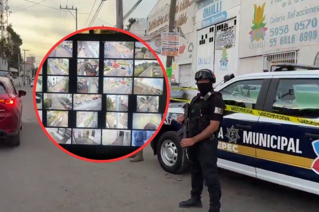 Autoridades de Ecatepec descubren centro de mando clandestino en bodega de la colonia Venta de Carpio. | Crédito: captura en X (@CarlosLaraM81)