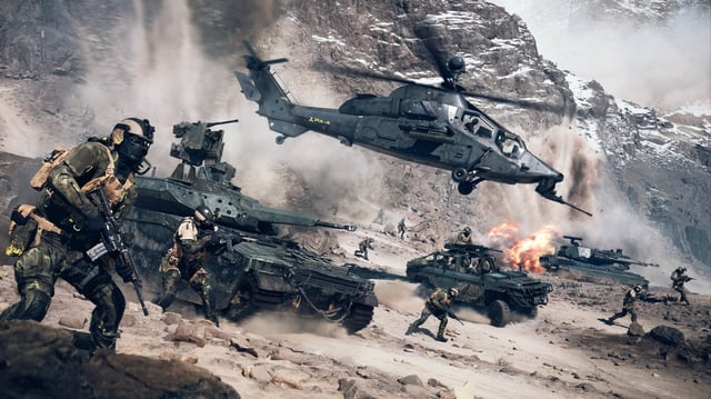 An image about Battlefield 6's impressive destruction will run just fine on the 8GB GeForce RTX 3060 Ti