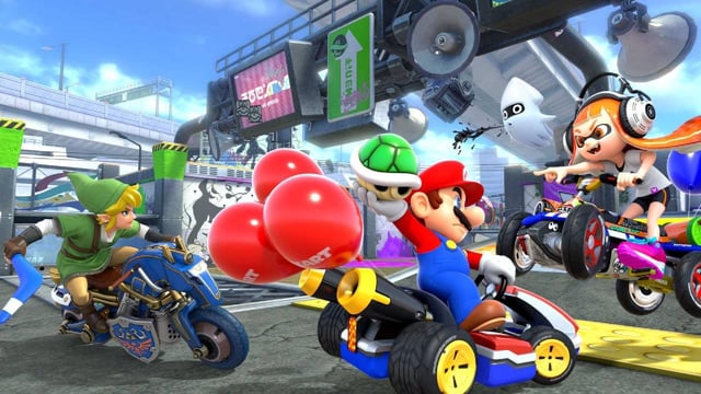 Mario Kart deluxe characters
