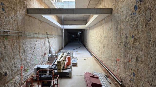 Así es el "super cañón" que conectará las estaciones de metro del centro de València