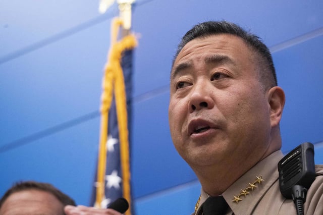 San Francisco Sheriff Paul Miyamoto said that despite his endorsement of Chad Bianco for California governor, he wants to “make it unequivocal here, I’m not a Trump supporter. I’m not a MAGA person at all.”