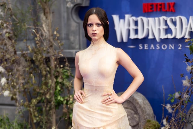 Jenna Ortega attends the &#34;Wednesday&#34; Season 2, Part 1 Global Premiere at Central Hall, Westminster on July 30, 2025 in London, England.