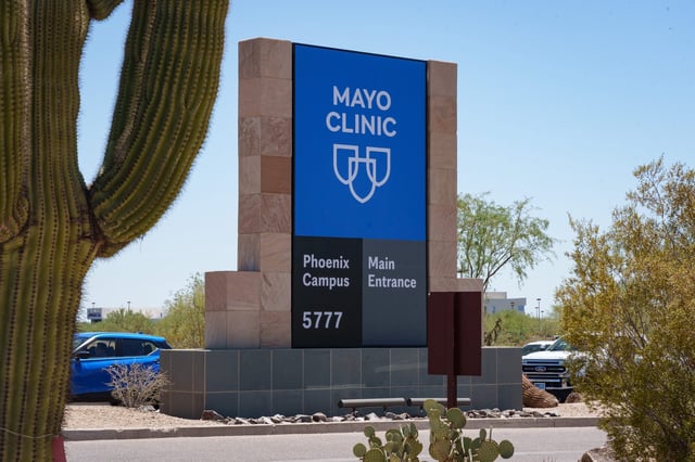The Mayo Clinic Scottsdale on July 25, 2025, in Scottsdale, Ariz.