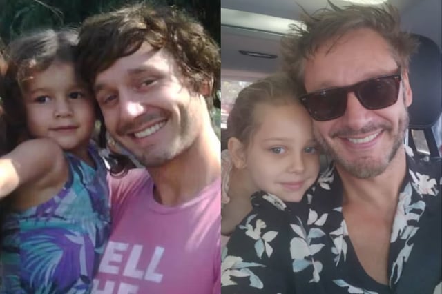Benjamín Vicuña se conmovió al ver fotos de sus hijas Blanca y Vicuña (Foto: Instagram @benjaminvicuna.ok)