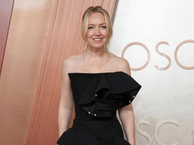 ARCHIVO - Lynette Howell Taylor llega a los Oscar en Los Ángeles el 2 de marzo de 2025. (Foto Jordan Strauss/Invision/AP, archivo)