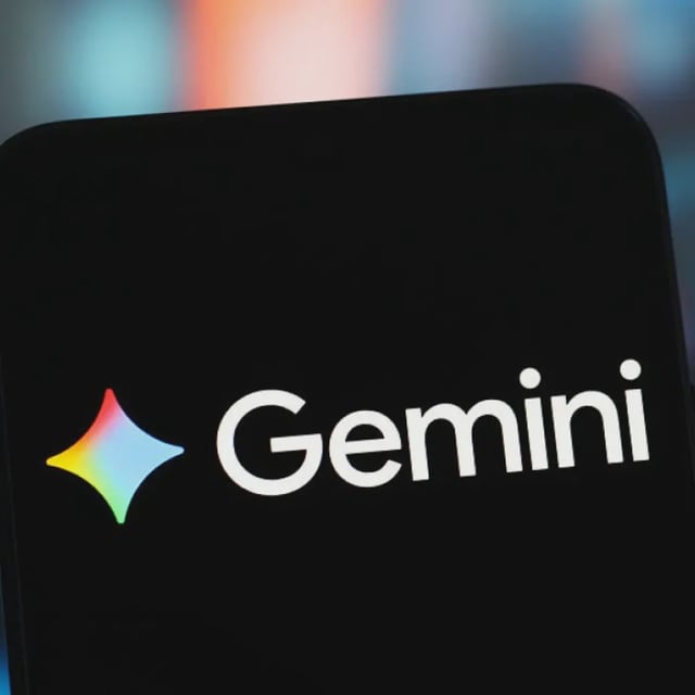 Gemini logo on a phone.