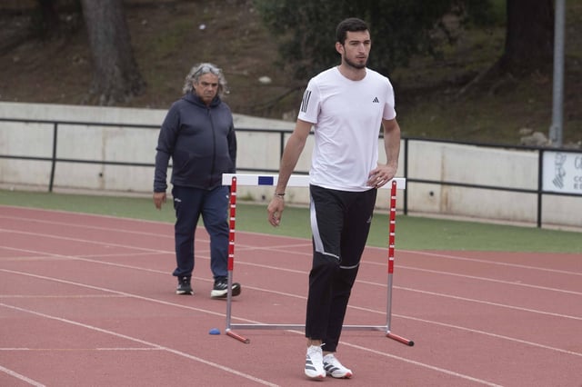 Llopis y Puig, un entrenamiento en la Pista Toni Herreros de Gandia
