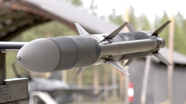 An AIM-120 AMRAAM (Image credit: Raytheon)