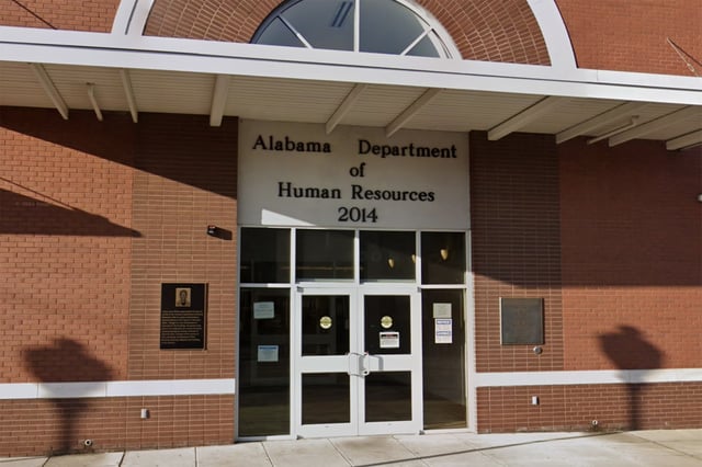 An Alabama Department of Human Resources building in Birmingham.