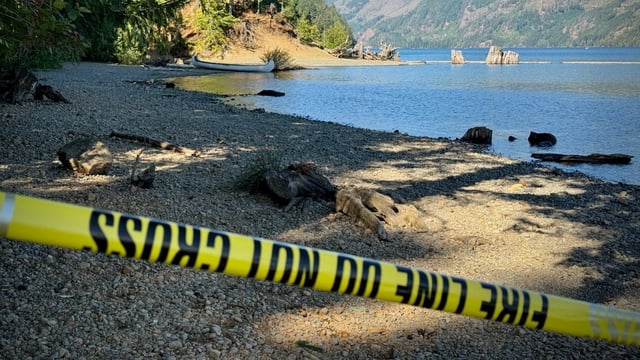 A mother and her infant were killed by a tree that fell near Comox Lake, about 225 kilometres northwest of Victoria.