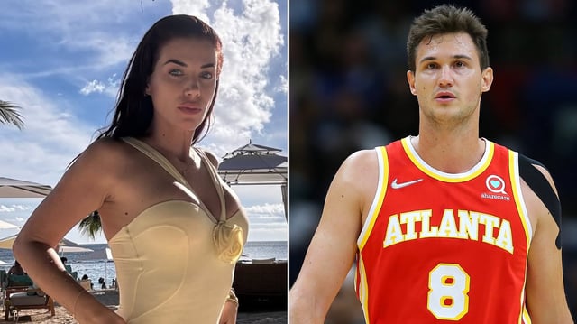 Eleanora Boi (left) and husband Danilo Gallinari (right)