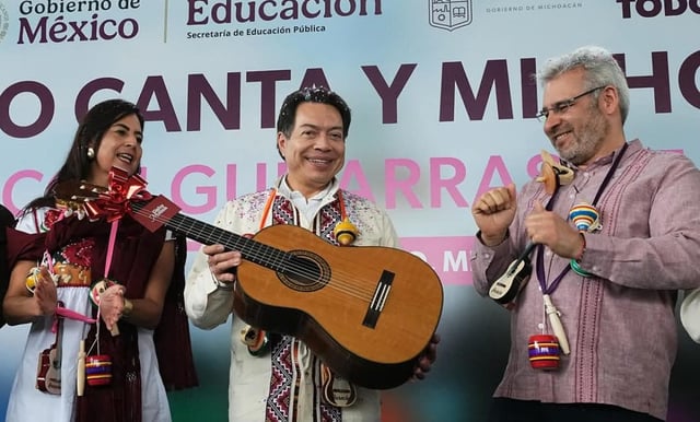 México canta y Michoacán toca, un acto de justicia poética: SEP
