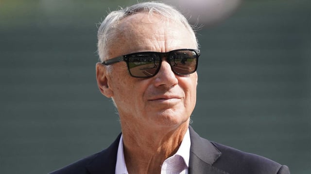 Baseball commissioner Rob Manfred announces Major League Baseball and the Chicago Cubs will host the 2027 All Star game at Wrigley Field