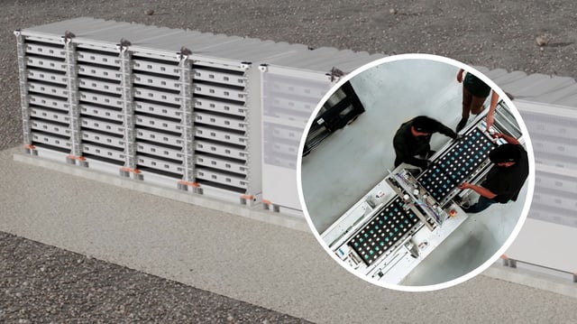 Peak's sodium energy battery system.