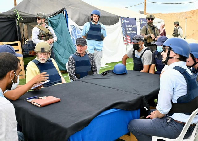 Witkoff, Huckabee Visit Aid Distribution Site in Gaza