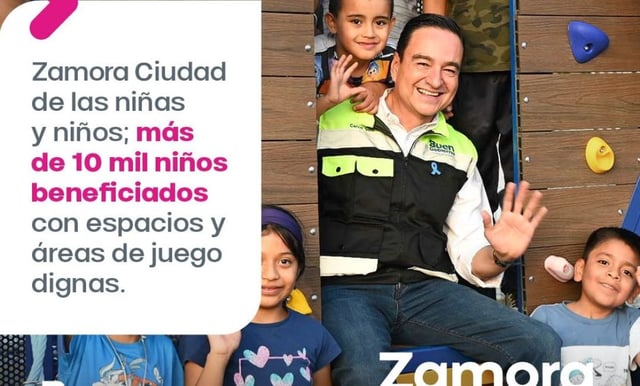 Zamora, ejemplo en Michoacán como Ciudad de las Niñas y los Niños: edil