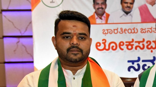 Former JDS leader Prajwal Revanna.