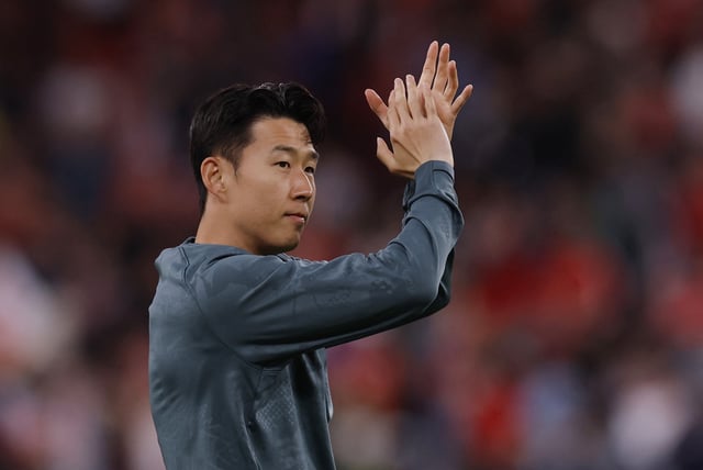 Soccer Football - Europa League - Final - Tottenham Hotspur v Manchester United - San Mames, Bilbao, Spain - May 21, 2025 Tottenham Hotspur's Son Heung-min during the warm up before the match REUTERS/Andrew Couldridge/File Photo