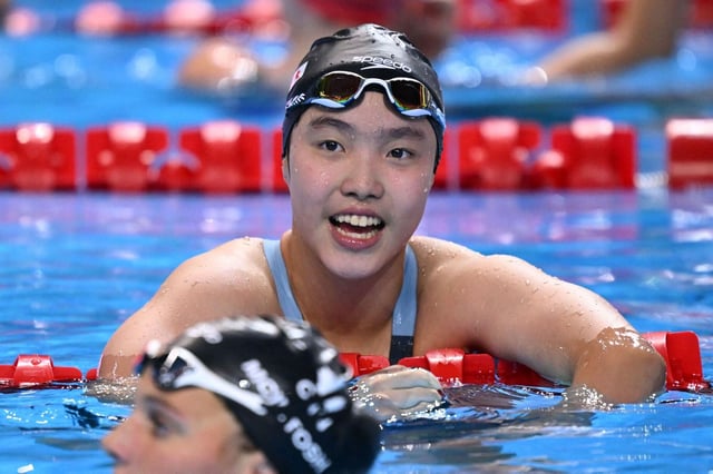 La nadadora china Zidi Yu.