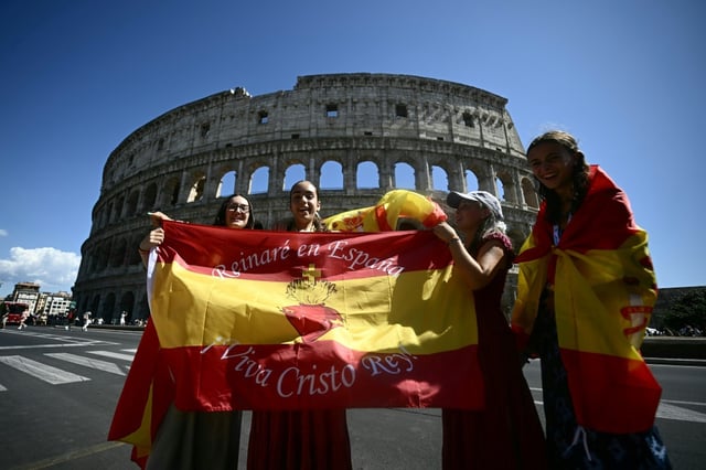 Spanish was one of the main languages heard on the streets of the Italian capital