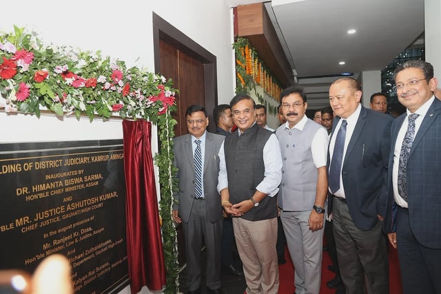 CM Himanta Biswa Sarma Inaugurates New Kamrup District Court Complex in Amingaon